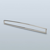 Curved-arc appliance pull