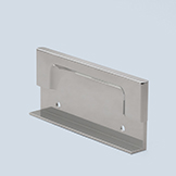 Narrow C-shaped recess with overhang