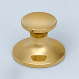 Small round pull with flared base