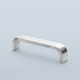 Pull with rounded corners, 4-3/8" l. x 5/8" h. x 1-1/8" projection