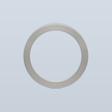 Circular cabinet pull