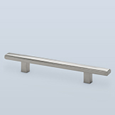 Stepped pull with square feet
